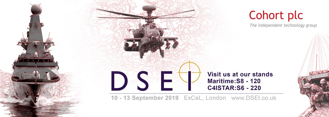 Cohort DSEI event banner